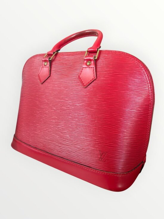 Louis Vuitton Handbags - Louis Vuitton Red Epi Alma - INCLUDES COA AND LOCK & KEY